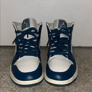 Nike Blue and White Women's Sneakers